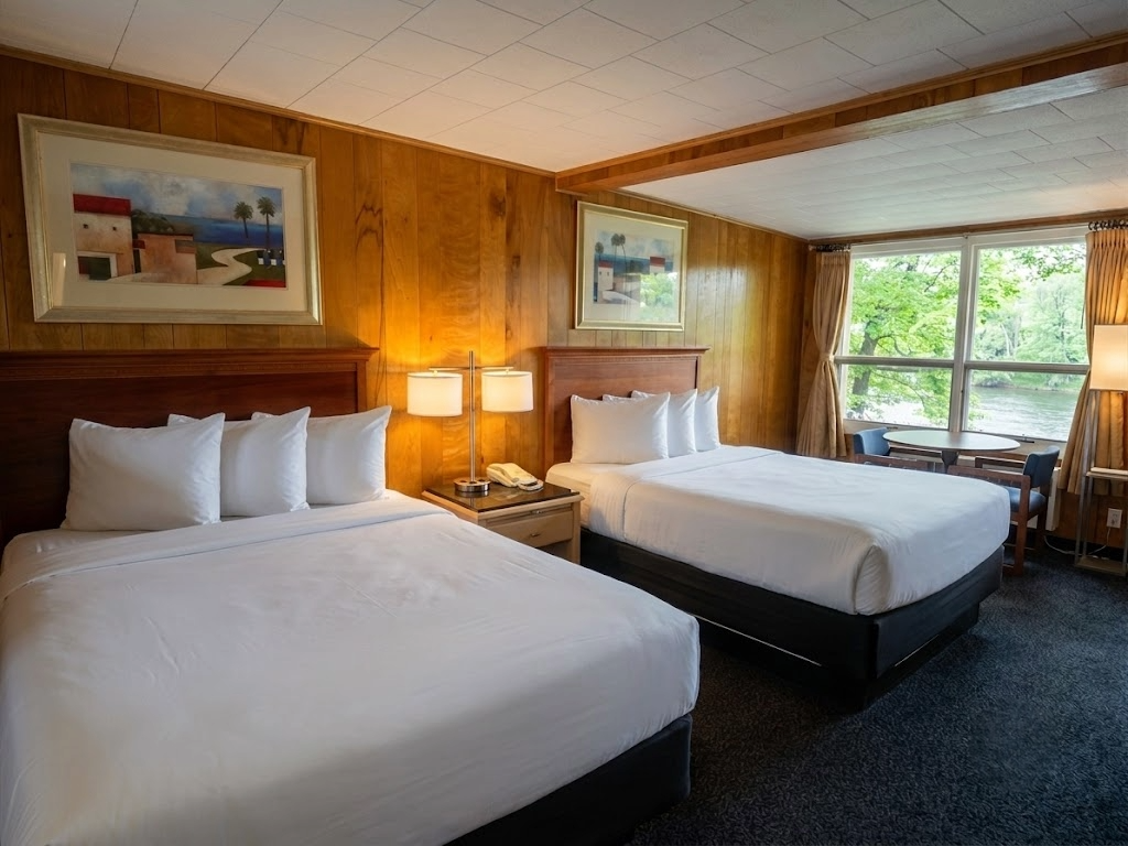 Double Queen Bed with River View